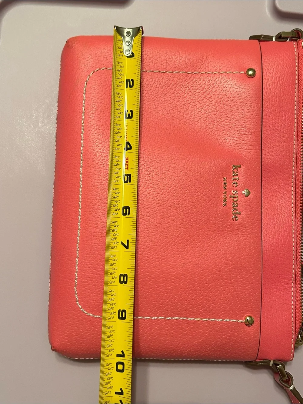 kate spade Hot Pink Pebbled Leather Wristlet Crossbody